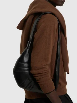 Borsa media Croissant in nappa