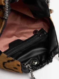 Borsa media Falabella stampa ocelot