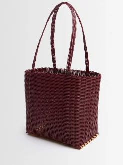 Borsa media intrecciata