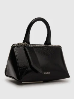 Borsa mini Friday in pelle craclé