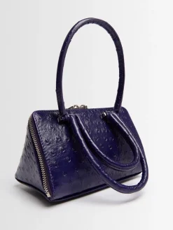 Borsa mini Friday in pelle goffrata