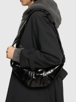 Borsa piccola Croissant in cotone spalmato