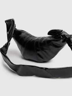 Borsa piccola Croissant in cotone spalmato