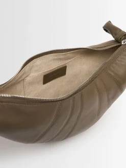 Borsa piccola Croissant in nappa