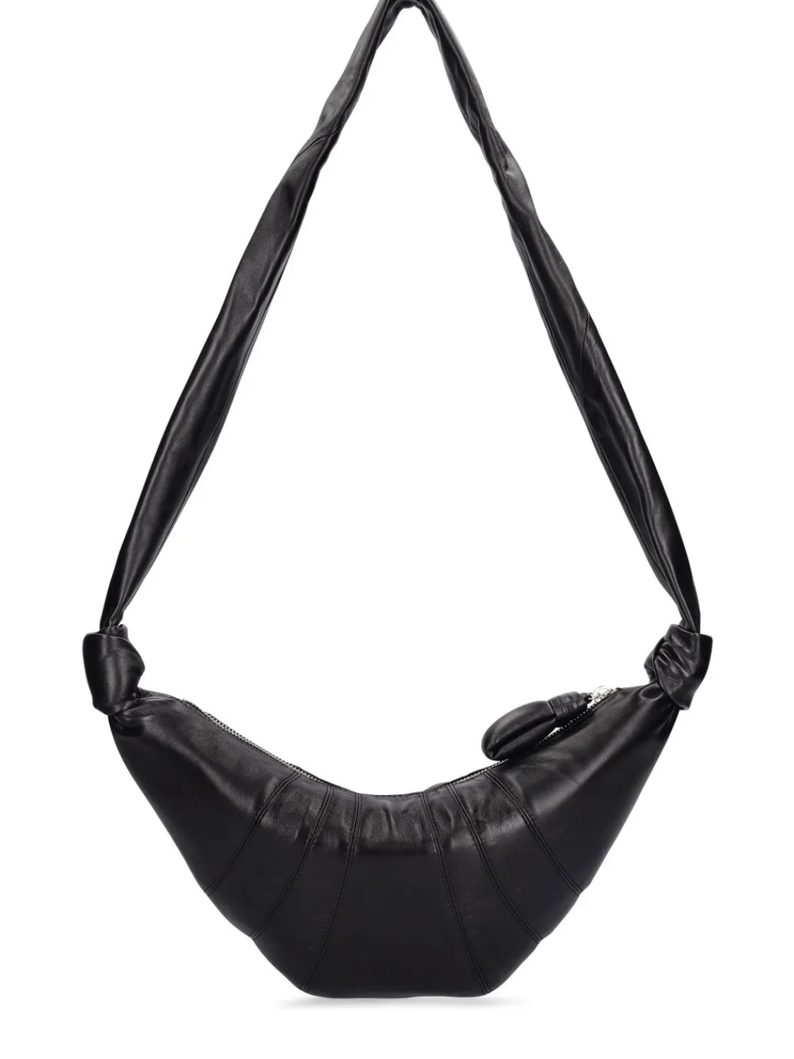Borsa piccola Croissant in nappa