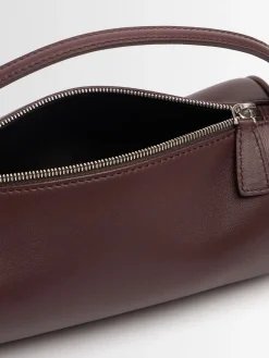 Borsa Round 90s in pelle con manico