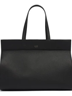 Borsa shopping Crosby in pelle liscia