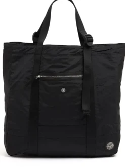 Borsa shopping in nylon spalmato