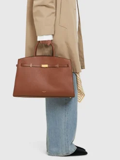 Borsa The Hudson in pelle martellata