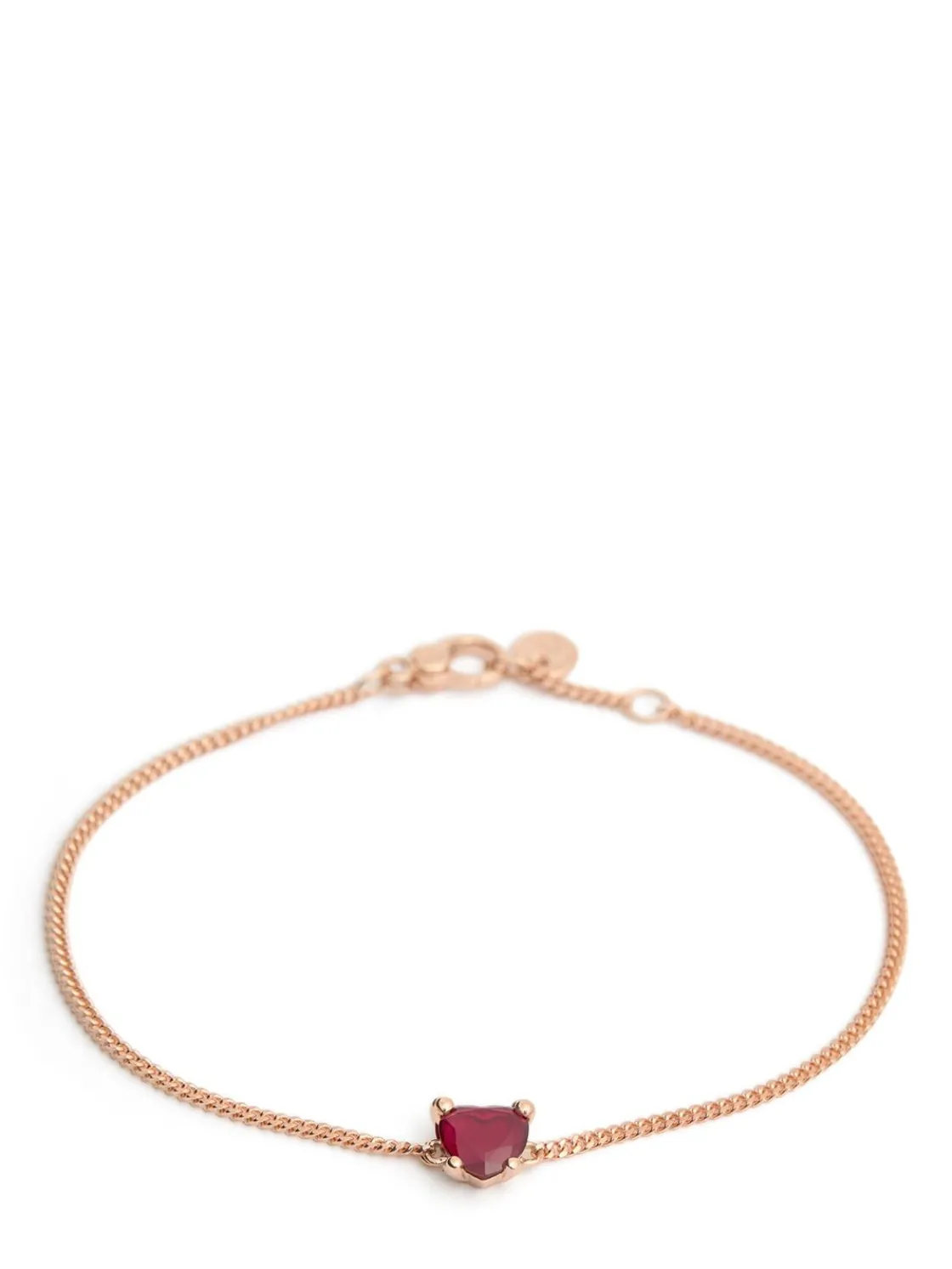 Bracciale in oro 9kt / rubino sintetico