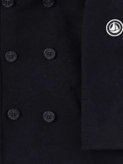Caban wool blend coat