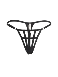 Caged silk thong
