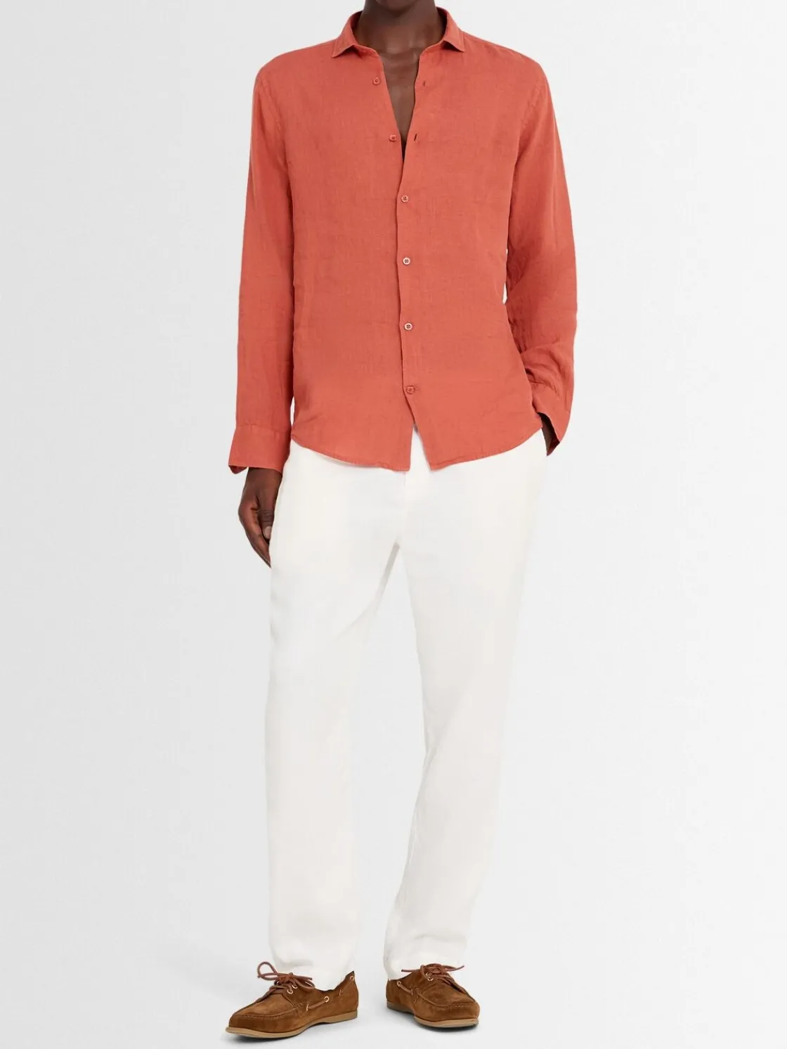 Camicia Antonio a maniche lunghe in lino