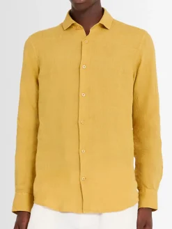 Camicia Antonio a maniche lunghe in lino