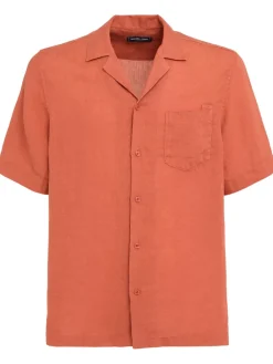 Camicia bowling Angelo in lino