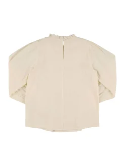 Camicia in cotone con ricami