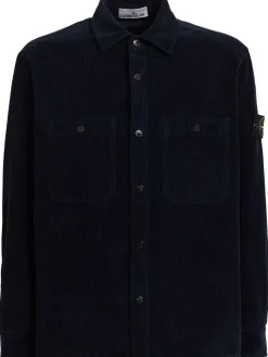 Camicia in cotone millerighe