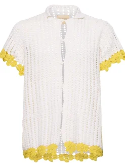 Camicia in crochet di cotone