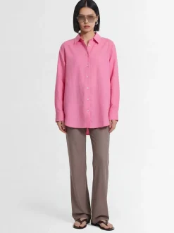 Camicia in lino e cotone