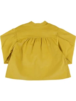 Camicia in millerighe a pieghe