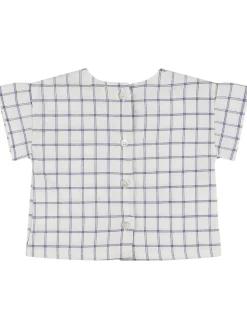 Camicia in misto cotone check