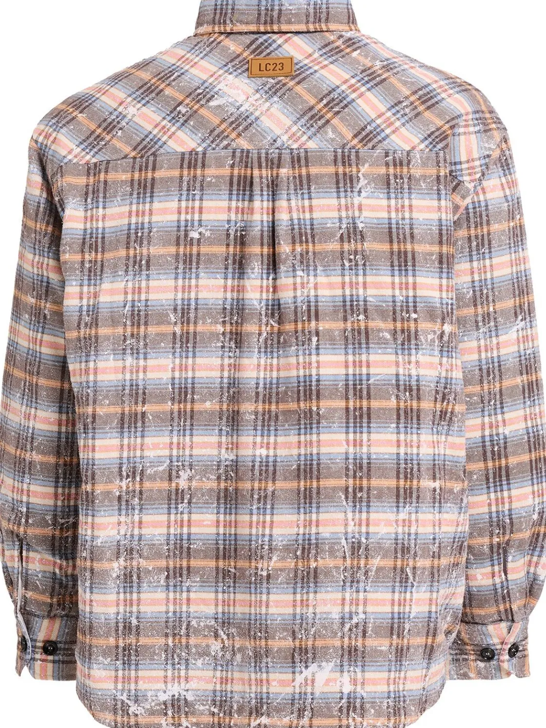 Camicia in misto lana a quadri