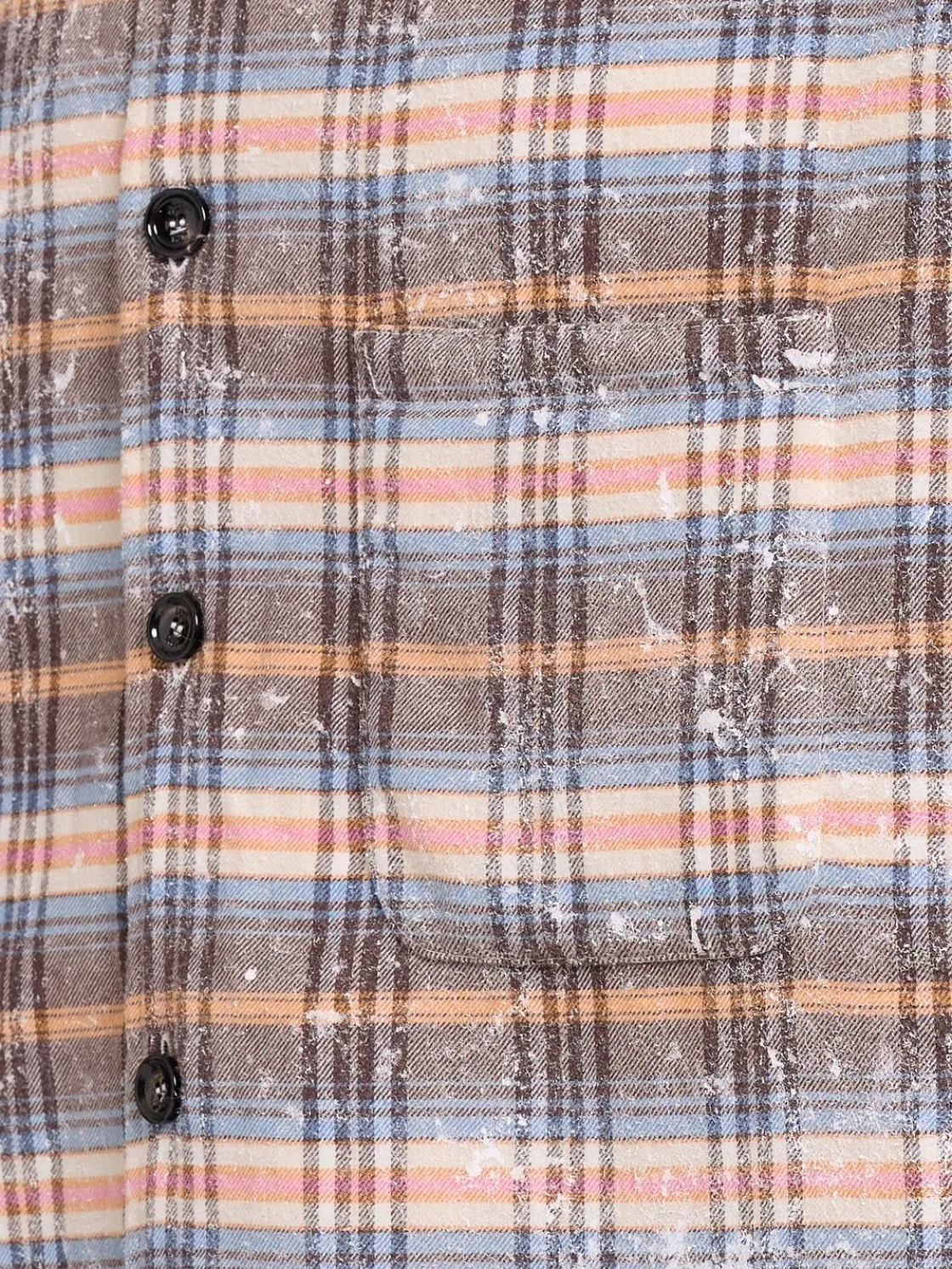 Camicia in misto lana a quadri