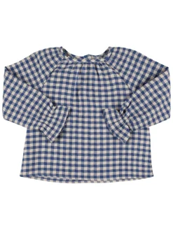Camicia in popeline a quadri