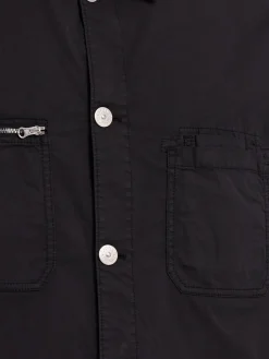 Camicia in twill di cotone stretch