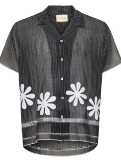 Camicia manica corta Daisy in cotone