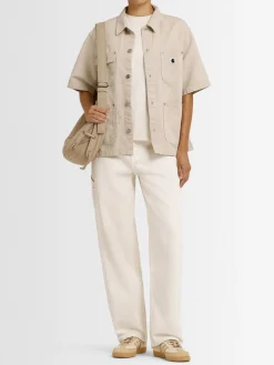 Camicia maniche corte in misto cotone Michigan