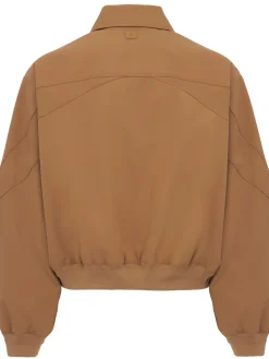Canvas bomber jacket
