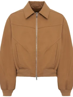 Canvas bomber jacket
