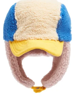 Cappello aviator in teddy