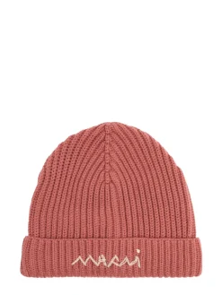 Cappello beanie in maglia di misto lana