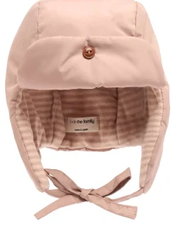 Cappello in poly imbottito con lacci
