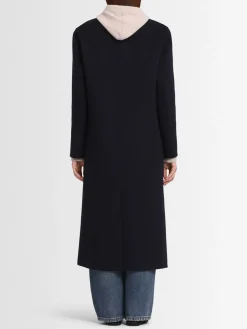 Cappotto doppiopetto Bianca in misto lana