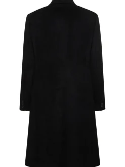 Cappotto doppiopetto in misto mohair