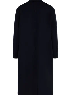 Cappotto doppiopetto in misto lana