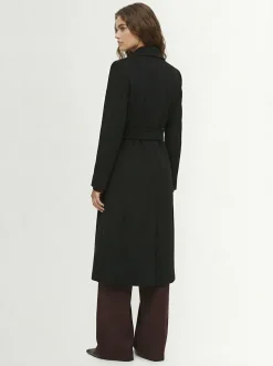 Cappotto doppiopetto lungo Kenner con cintura