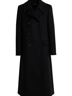 Cappotto doppiopetto lungo Miles in misto lana
