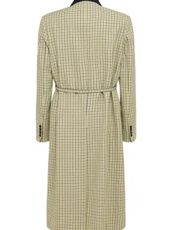Cappotto in misto lana con cintura