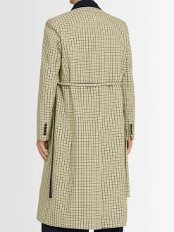 Cappotto in misto lana con cintura