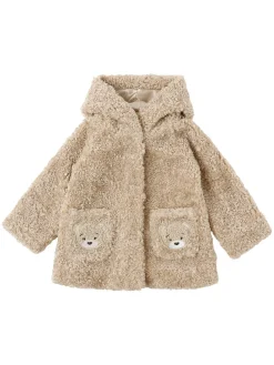 Cappotto in teddy di poliestere