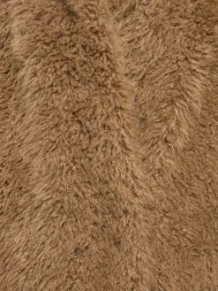 Cappotto lungo in teddy