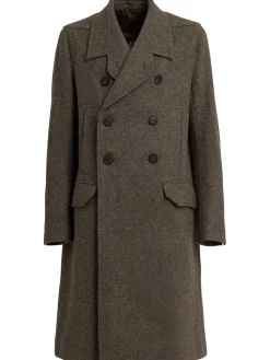 Cappotto lungo Officer in lana