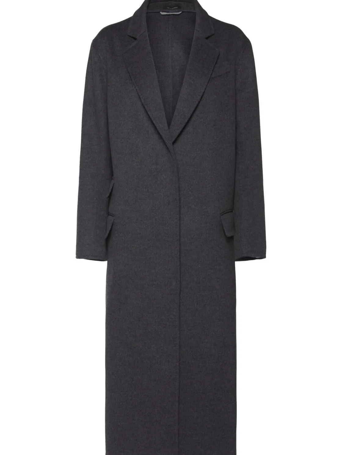 Cappotto monopetto in misto lana