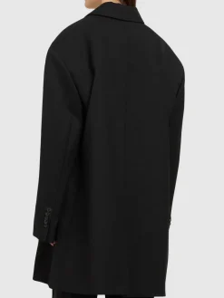 Cappotto oversize doppiopetto in lana