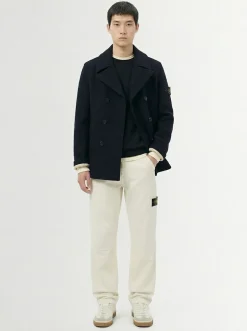 Cardigan in feltro di lana