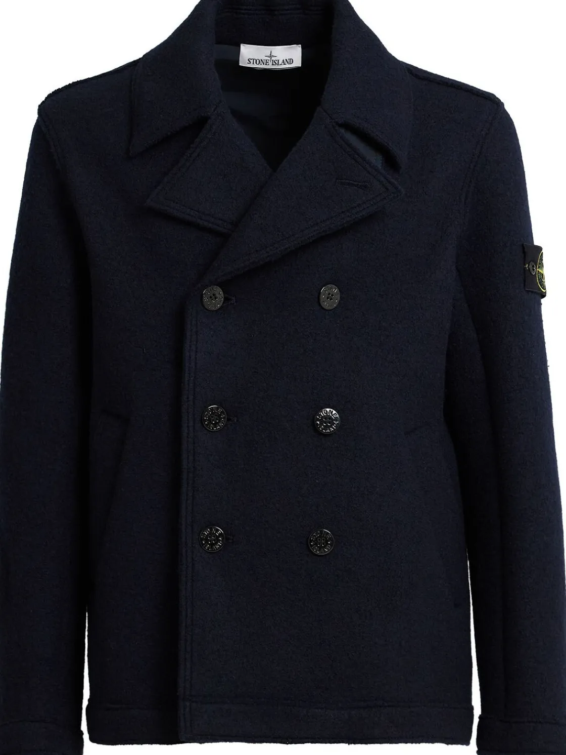 Cardigan in feltro di lana